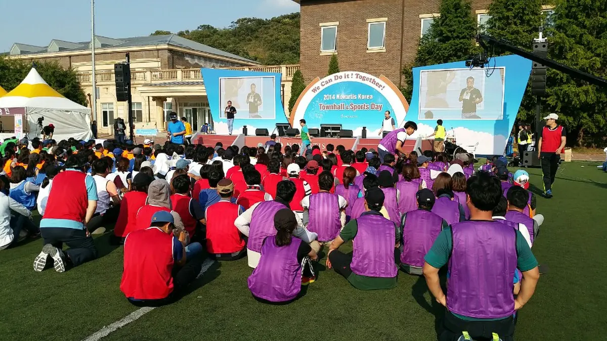 MC 신용주 진행 체육대회 현장 사진